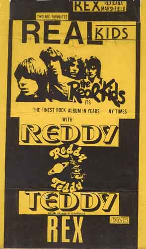 reddy teddy - real kids - 1976 - poster