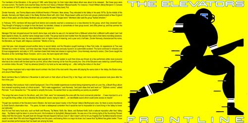 the elevators - frontline - 1980 - booklet